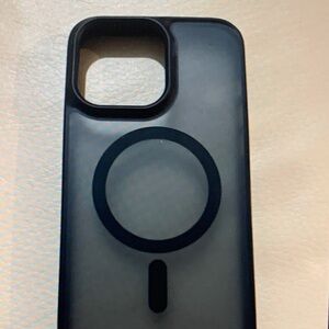 Sleek Black Phone Case